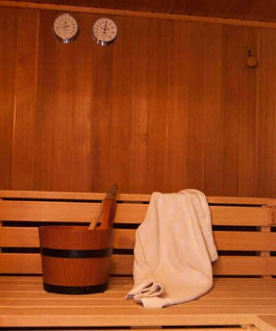 Sauna im Appartements Rössl in Tirol
