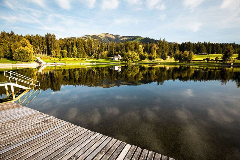 Badesee in Kirchberg Tirol